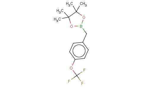 4-(TRIFLUOROMETHOXY)BENZYLBORONIC ACID PINACOL ESTER